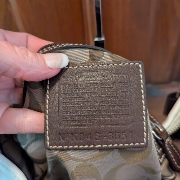 Coach SoHo Hobo Medium Bag Legacy Y2K white Leather 3651 - excellent condition - Picture 10 of 12